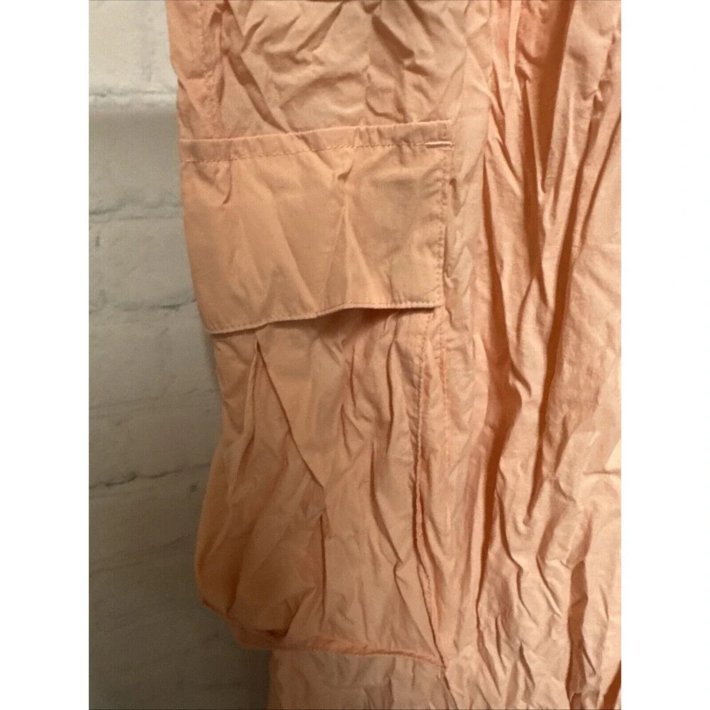 blank NYC parachute, cargo pants, pink peach size large - Picture 3 of 9